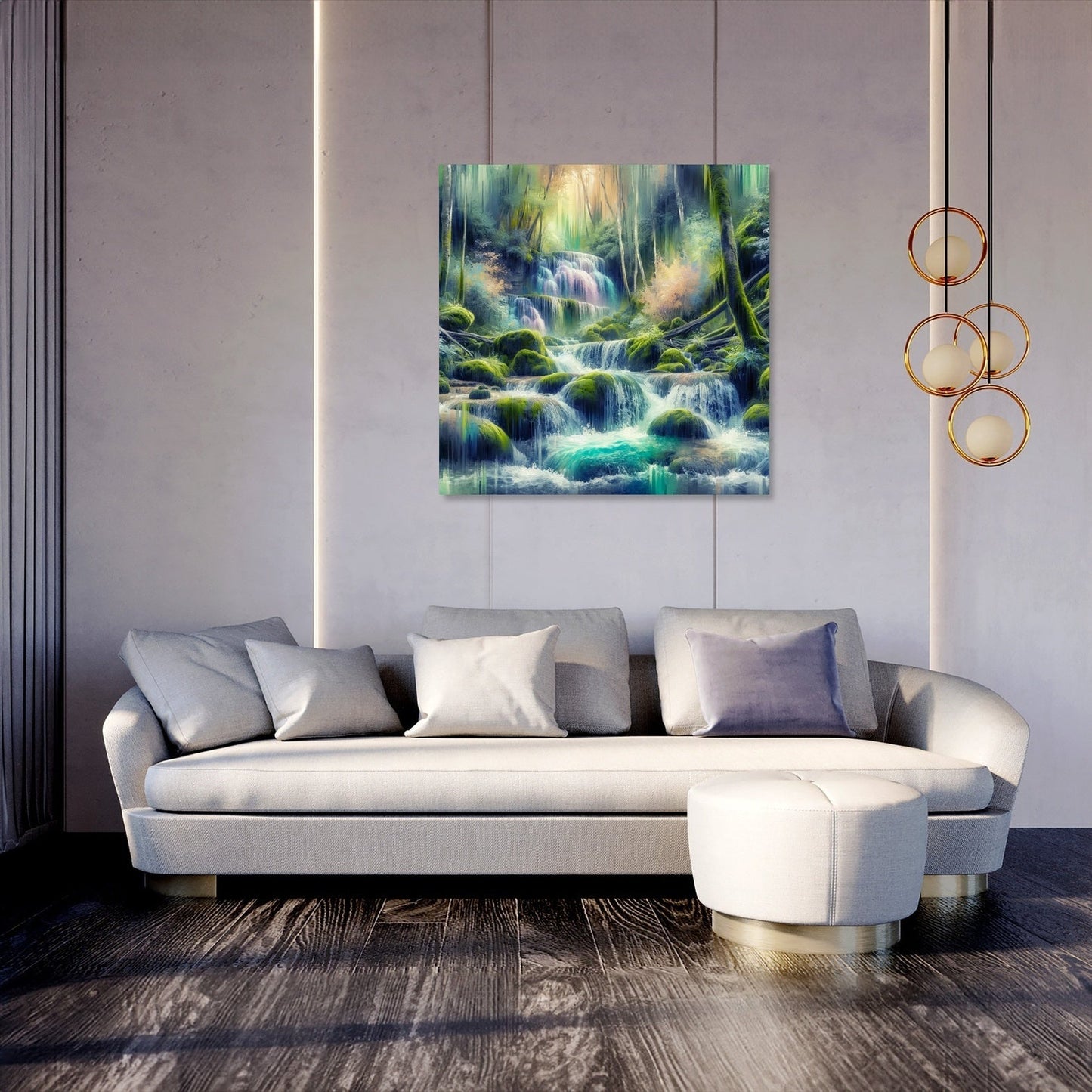 Mystical Waterfall Canvas