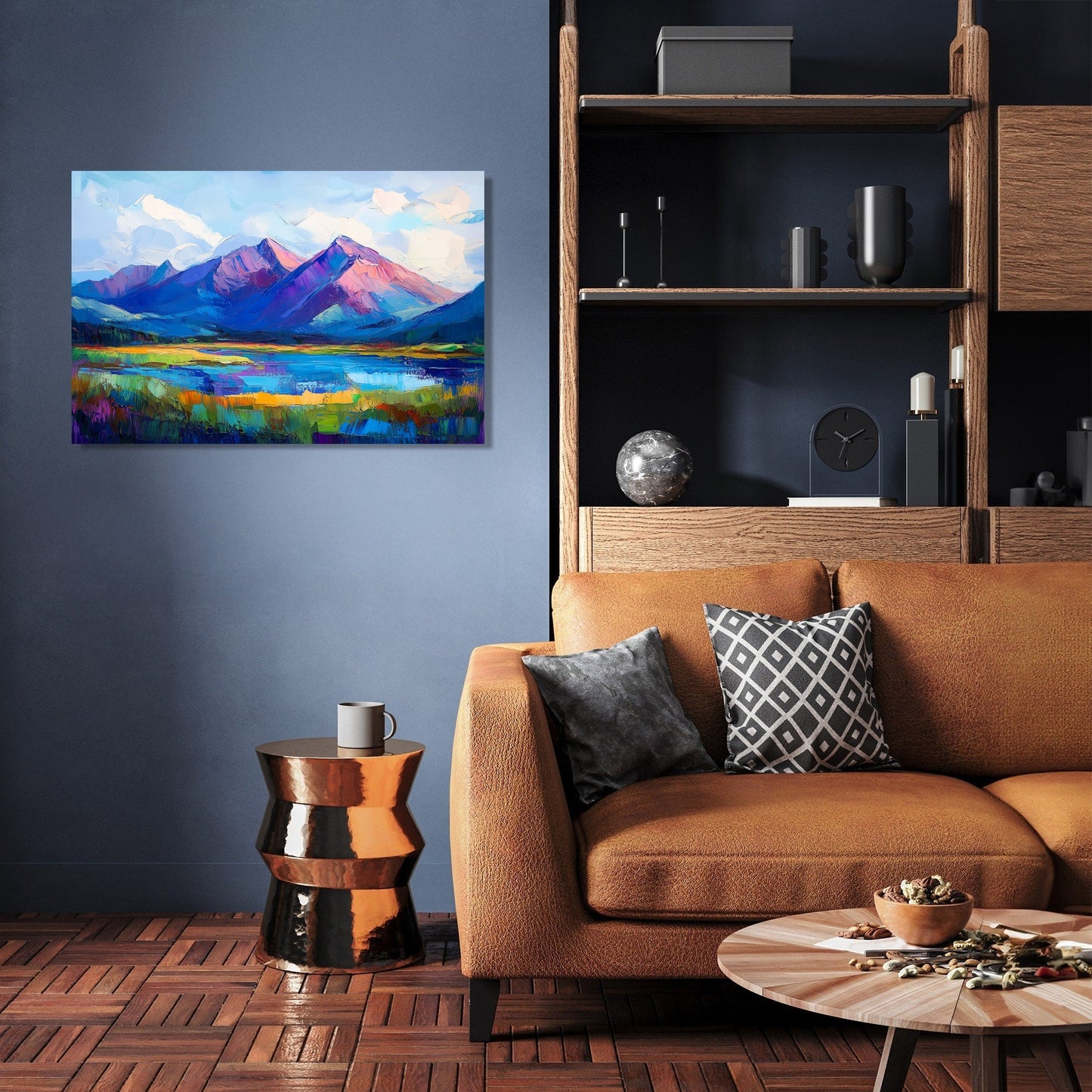 Vivid Terrain Canvas