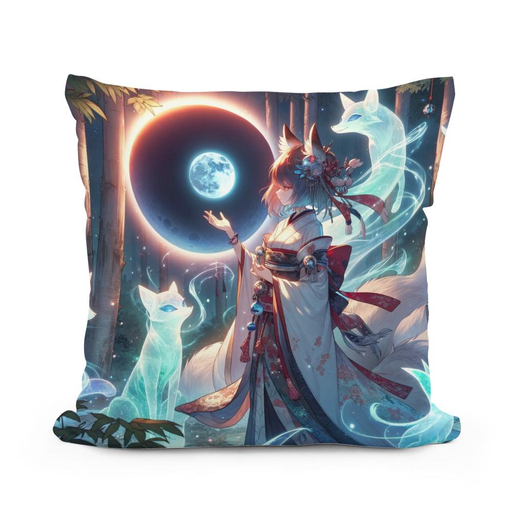 Eclipse Fox Spirit Bond Cotton Cushion