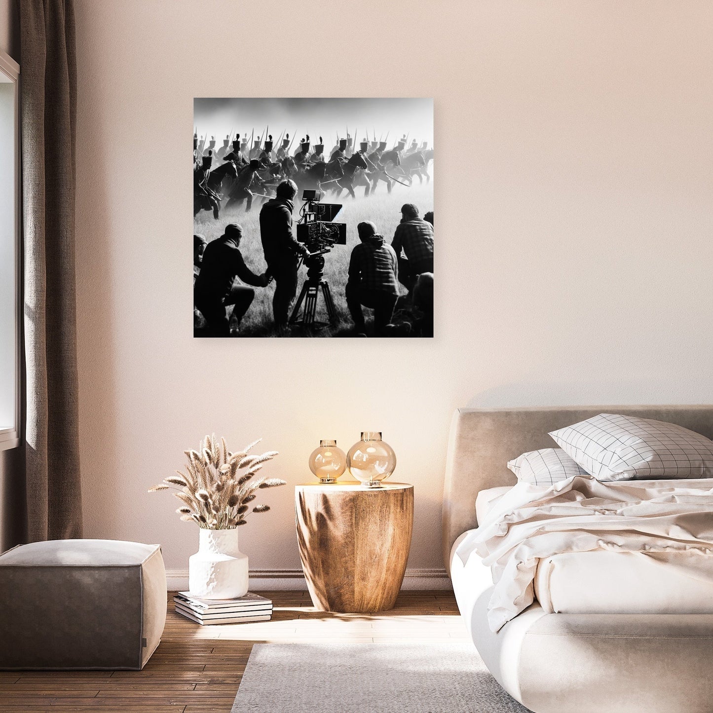 Battlefield Reenactment Canvas