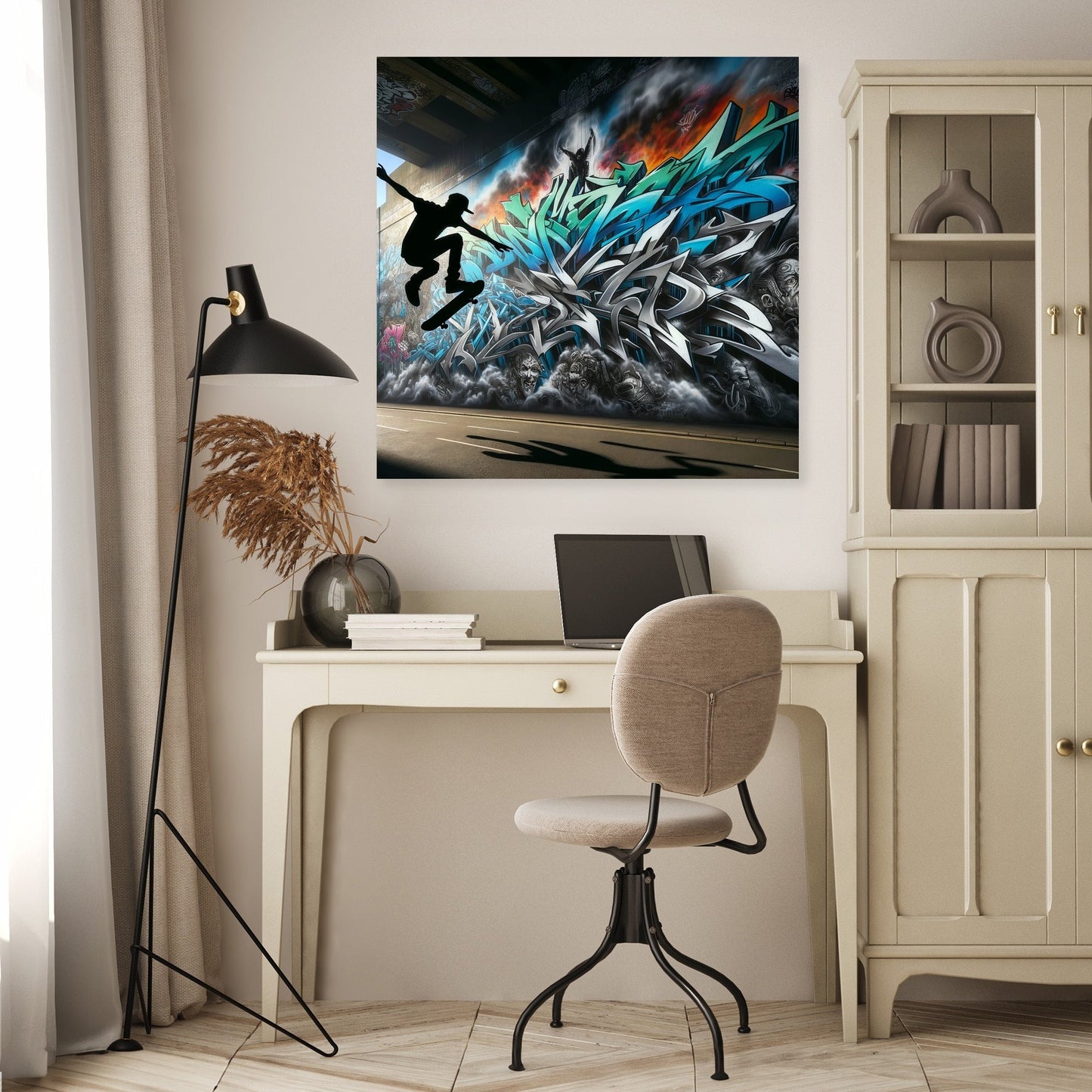 Skater's Silhouette Canvas