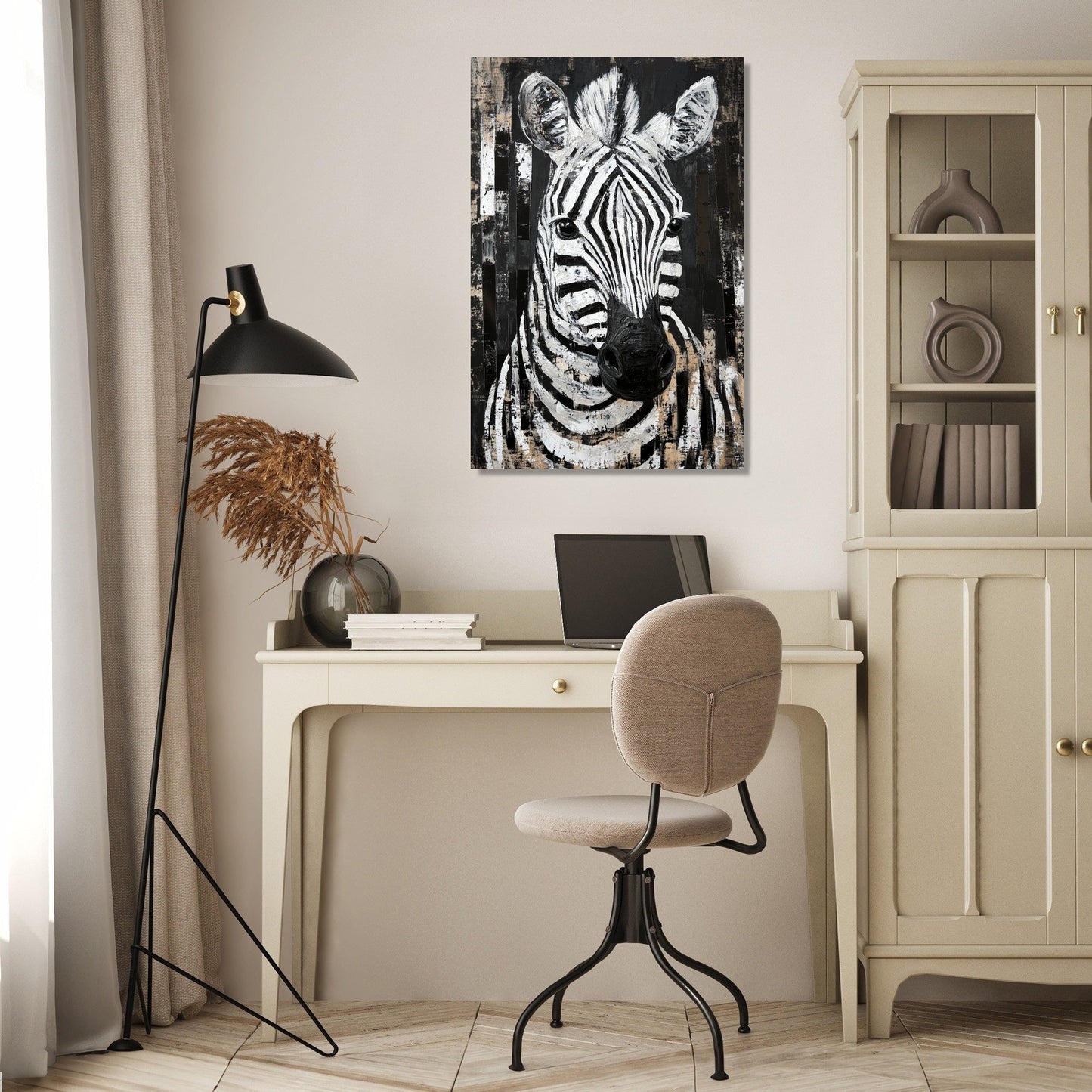 Zebra Geometry Canvas