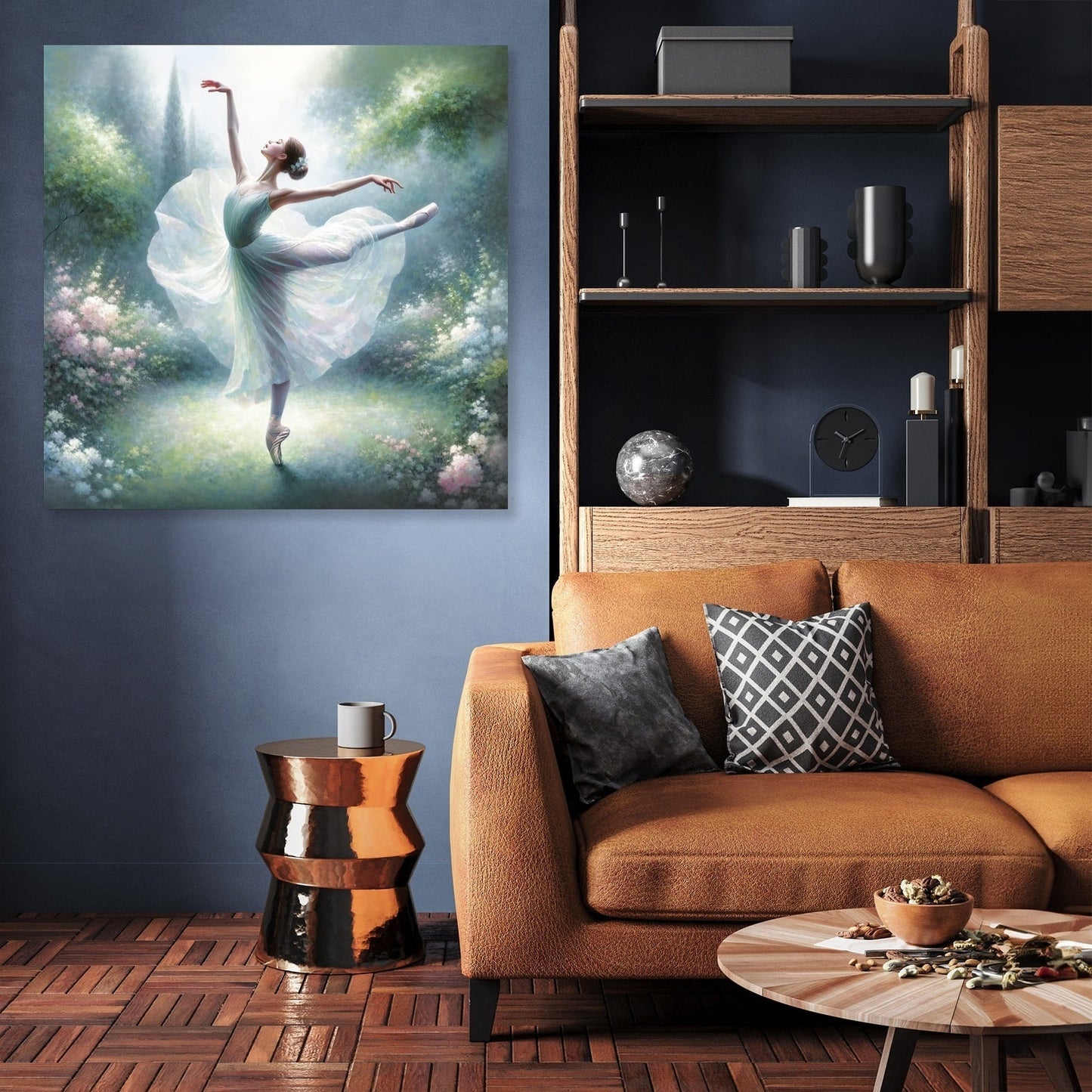 Graceful Arabesque Canvas