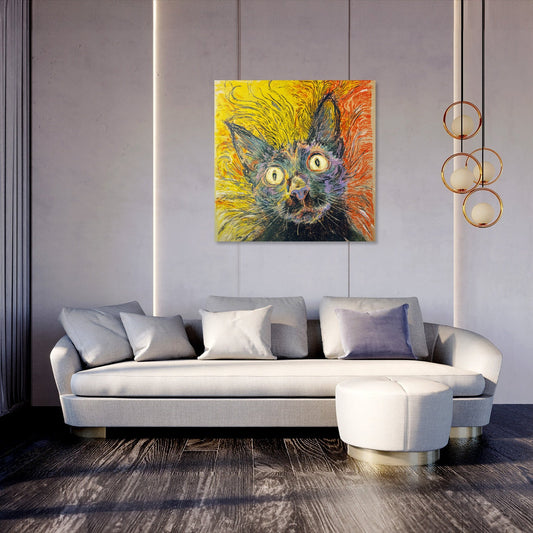 Vibrant Vacuum Encounter Canvas