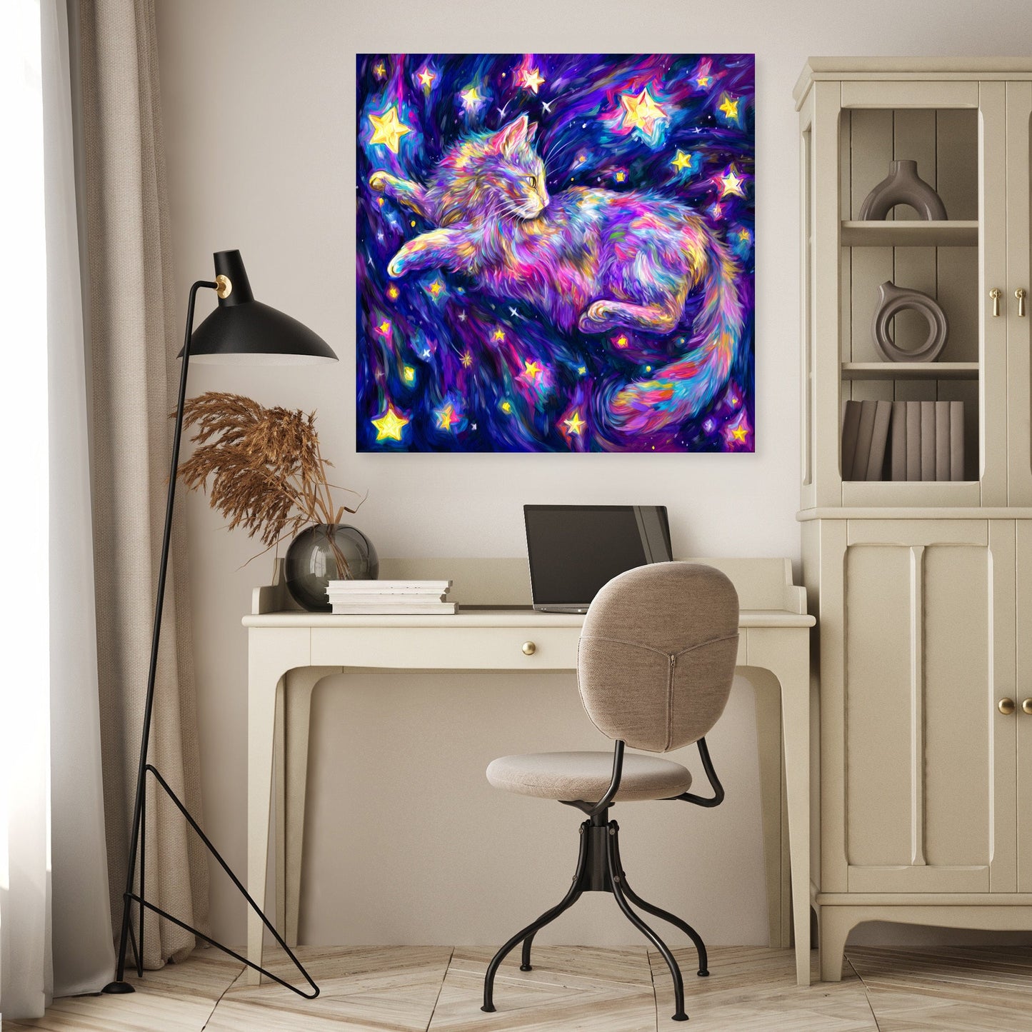 Cosmic Cat Canvas