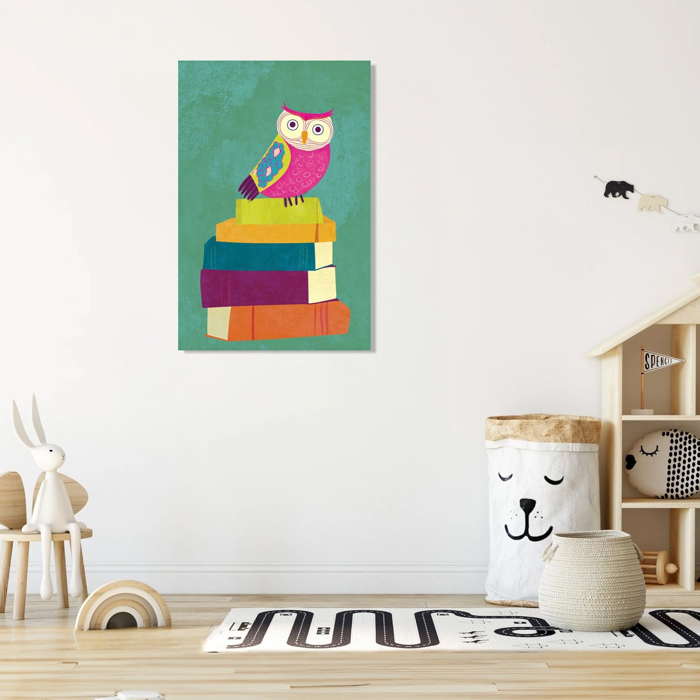 Wise Owl Wisdom Canvas