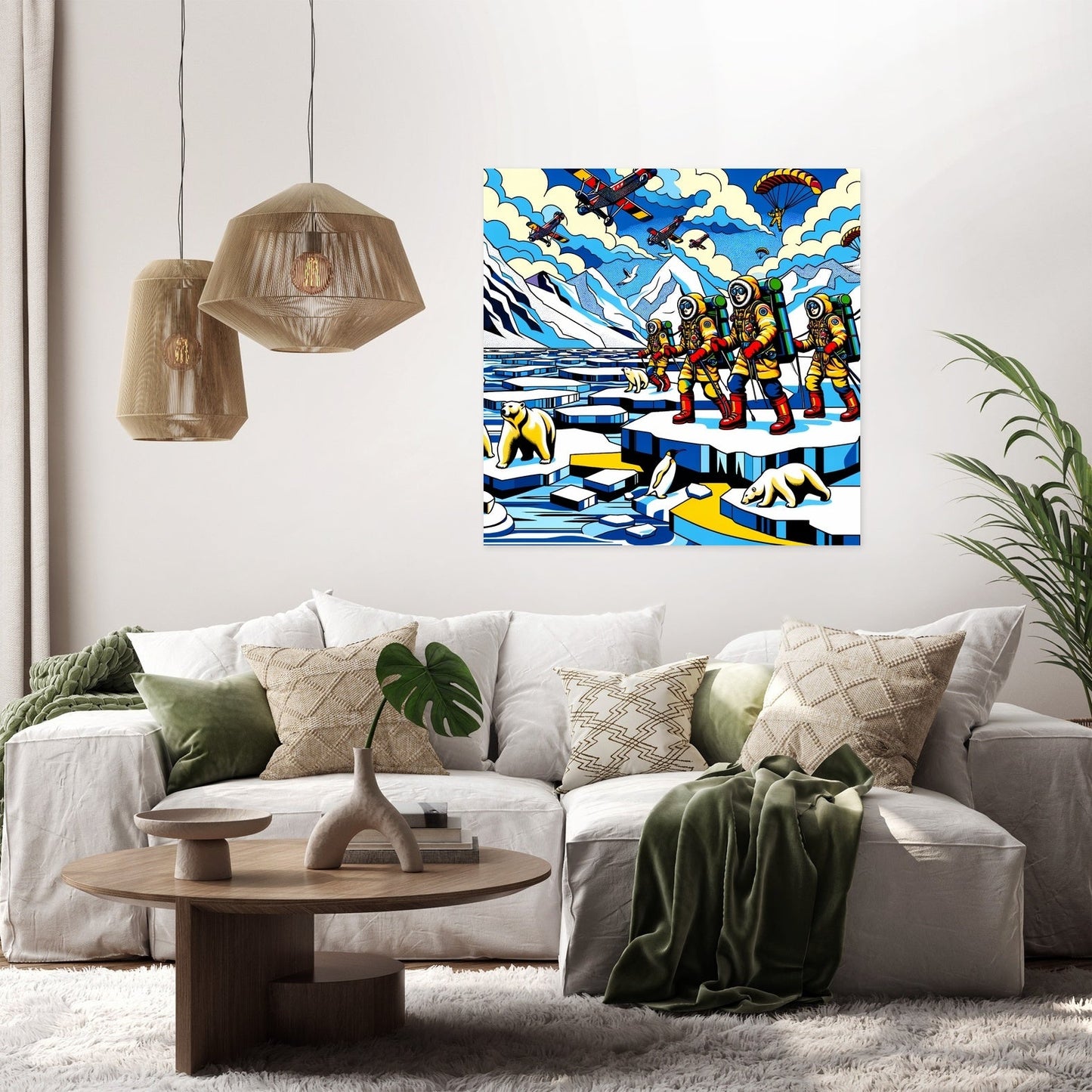Polar Expedition Pop Canvas