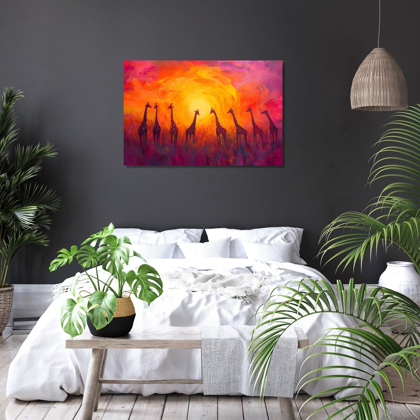 Giraffe Reverie Canvas