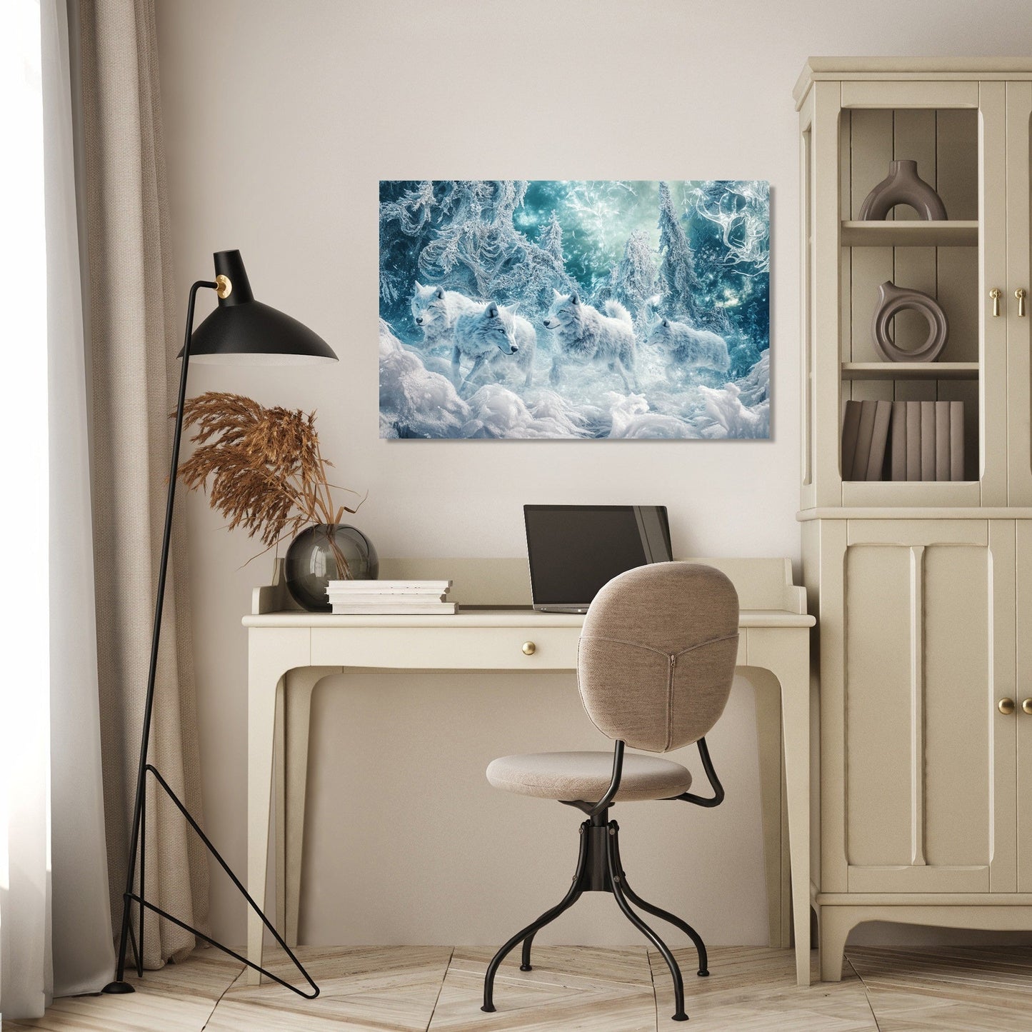 Ethereal Wolf Pack Canvas
