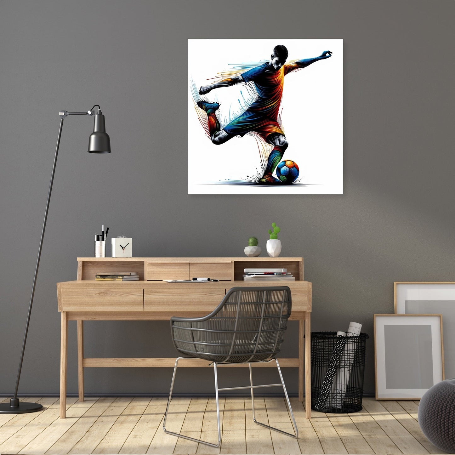 Dynamic Football Canvas