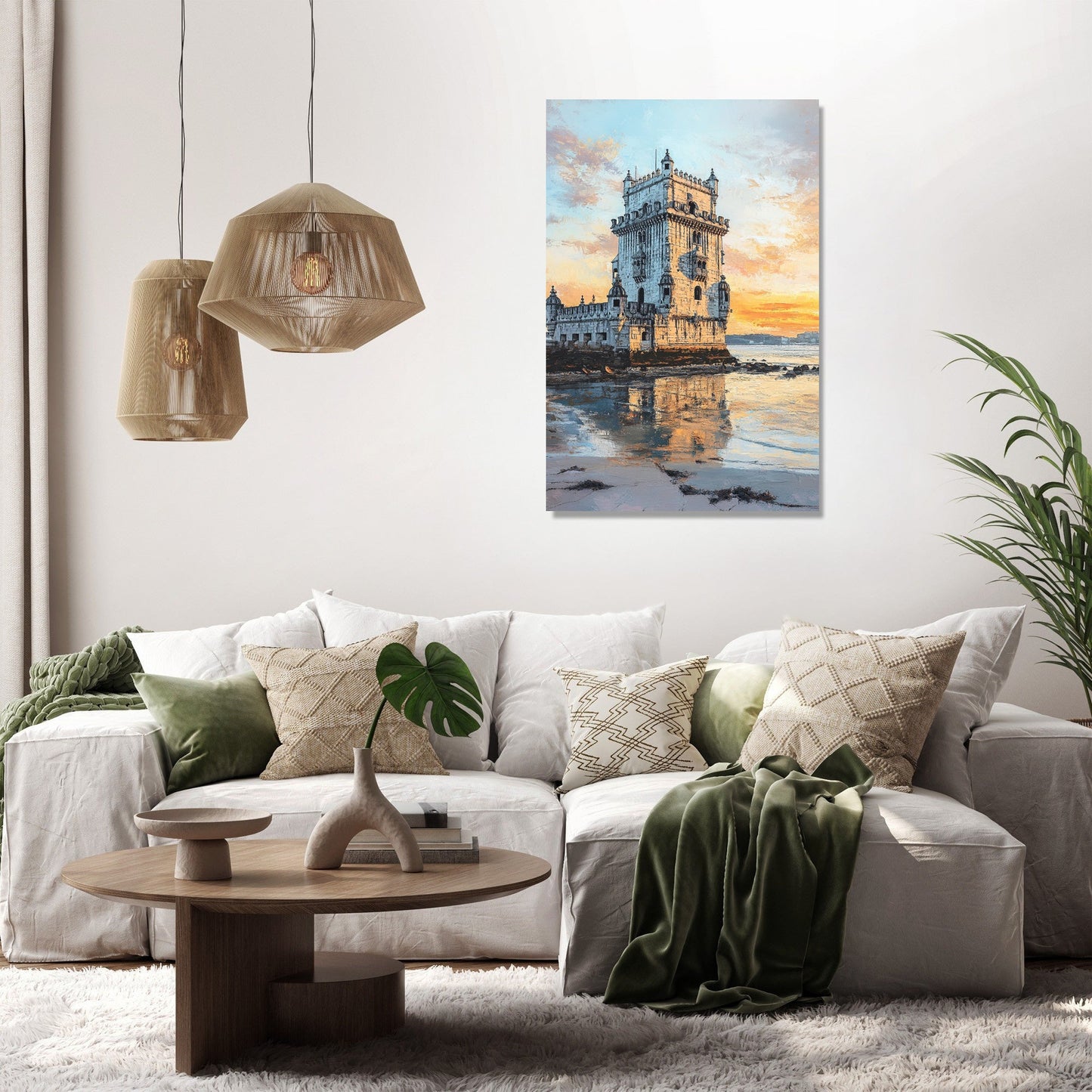 Belém Tower Sunrise Canvas