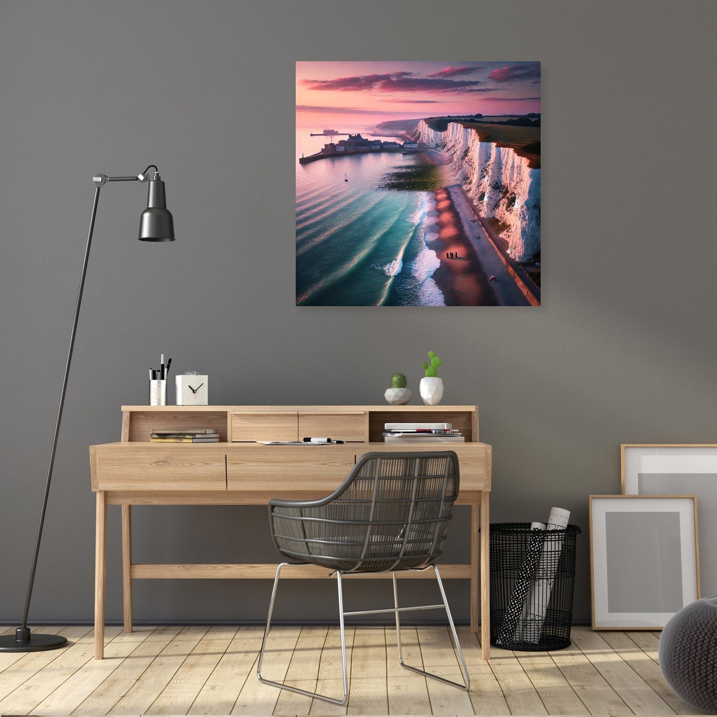 Dover Sunrise Cliffs Canvas