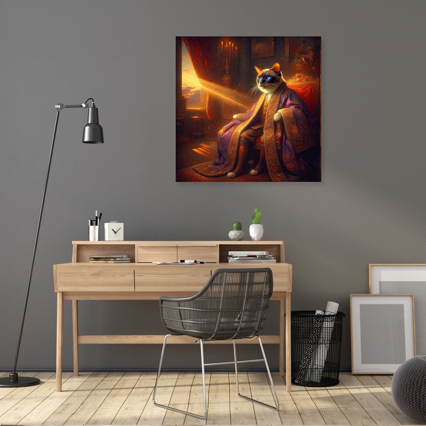 Regal Burmese Twilight Canvas