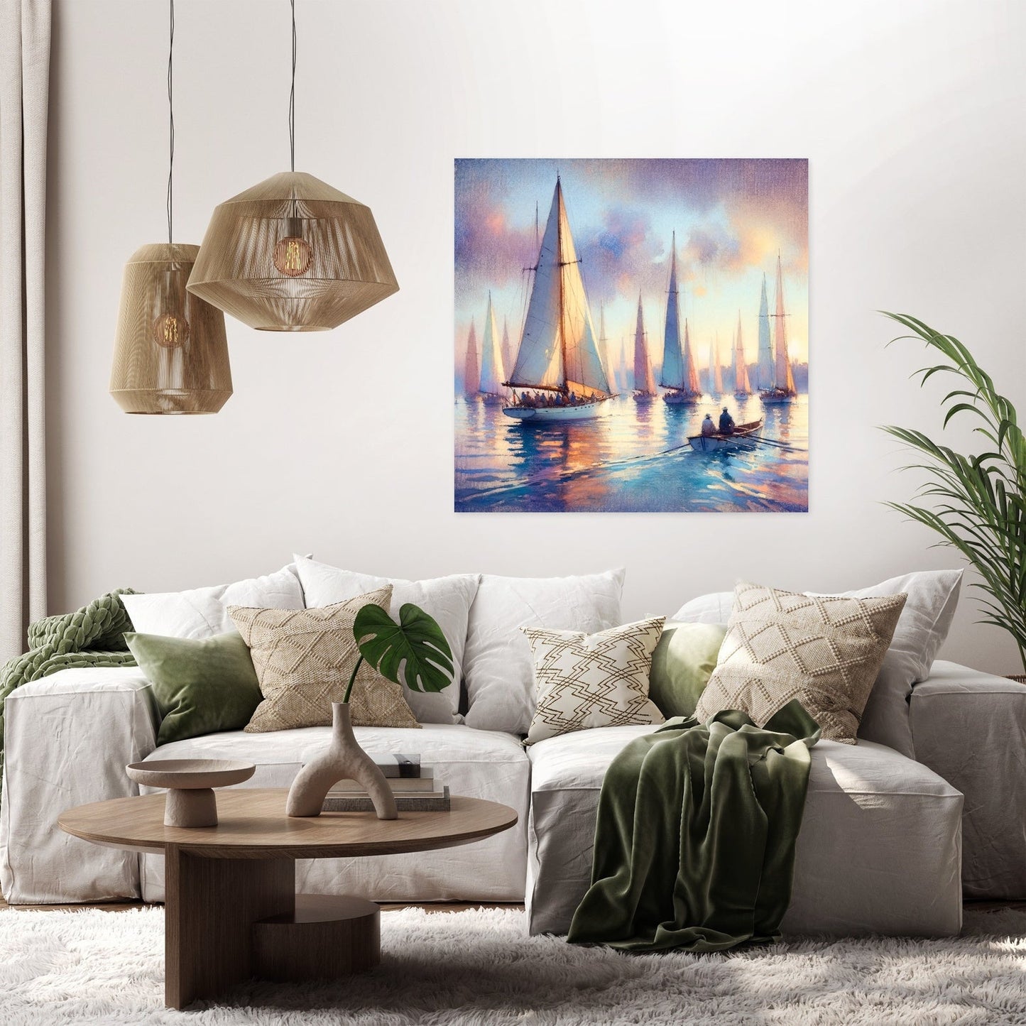 Dawn's Regatta Canvas