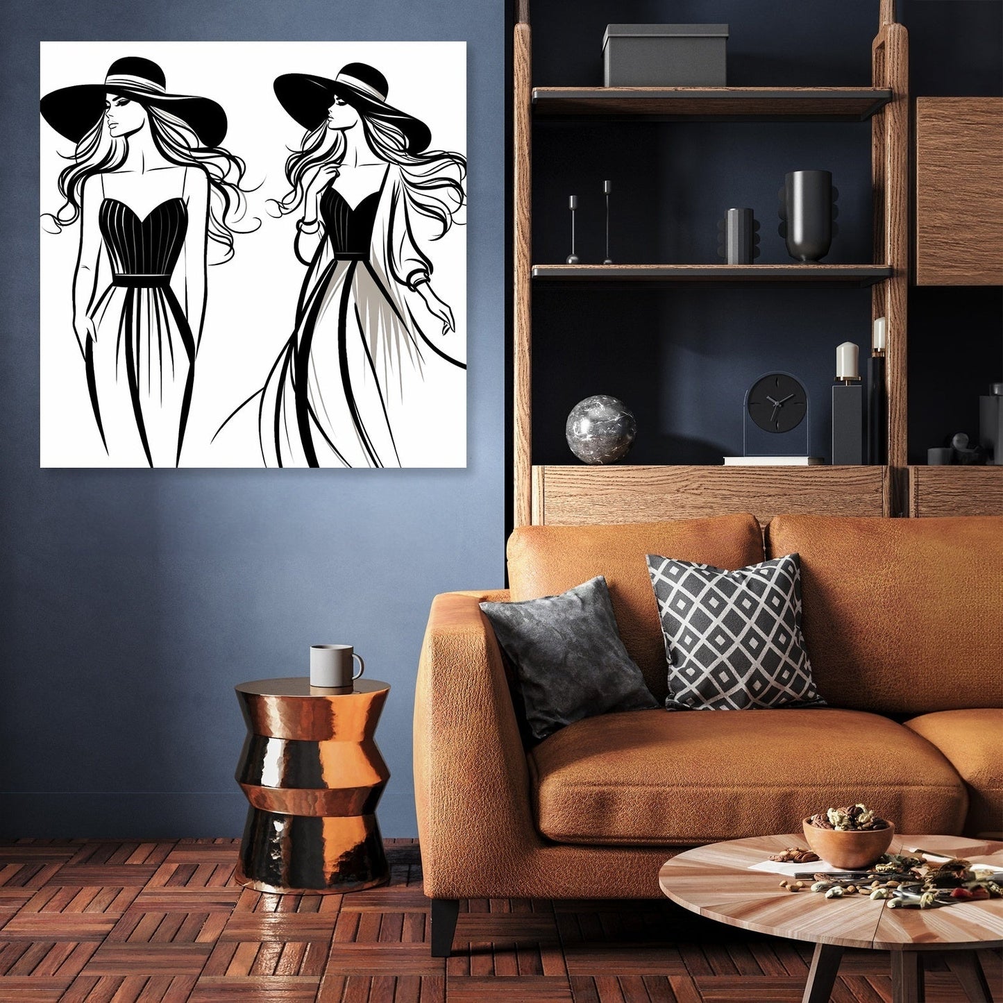 Elegant Silhouette Canvas