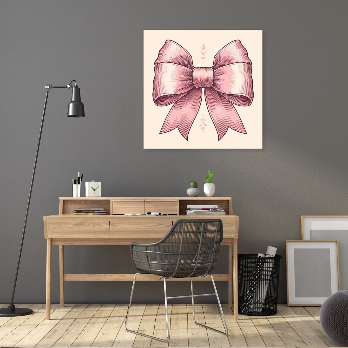 Delicate Bow Canvas