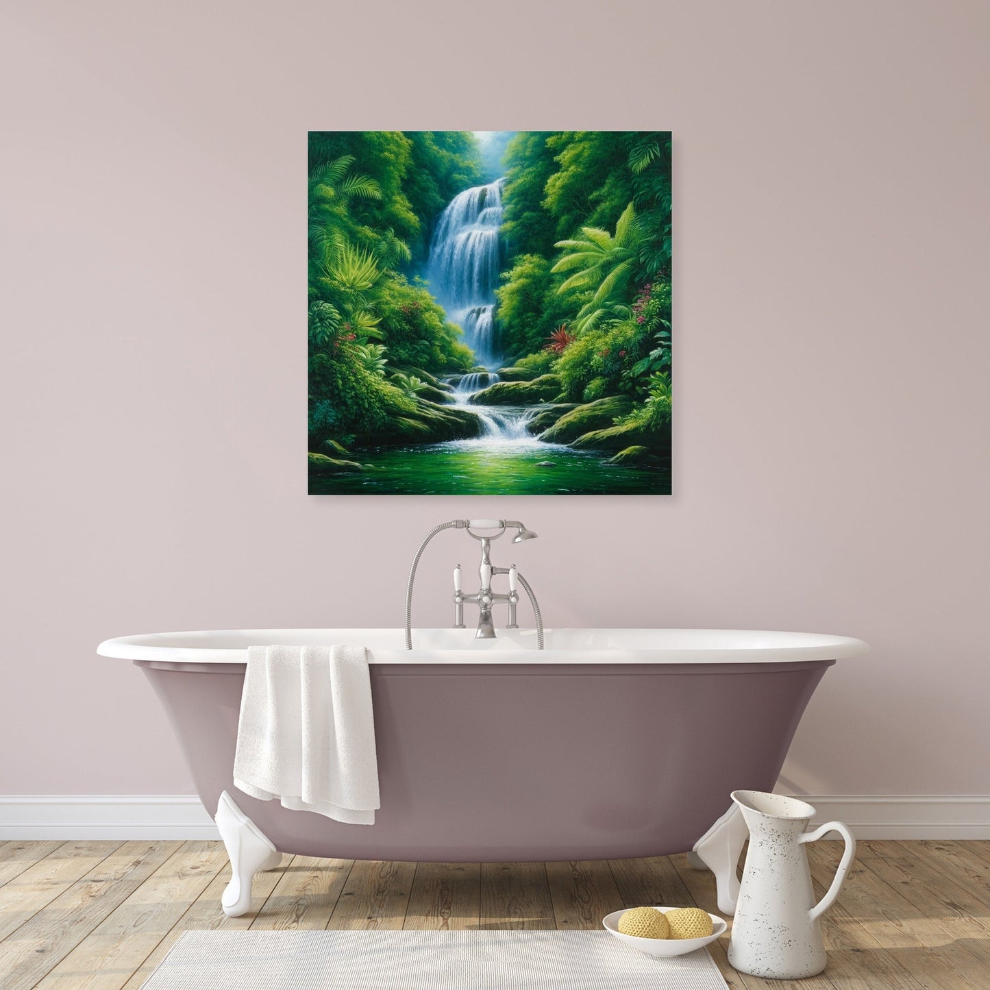 Rainforest Cascade Canvas
