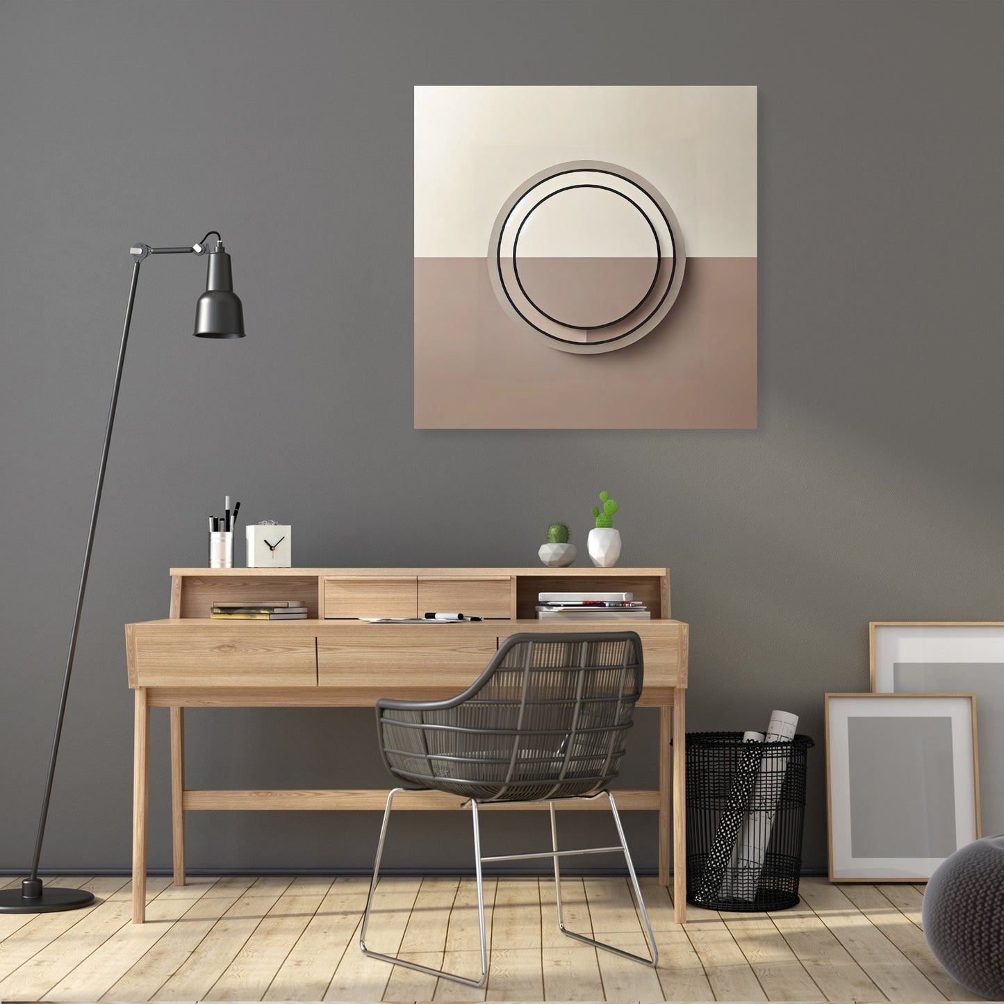 Modern Circle Canvas