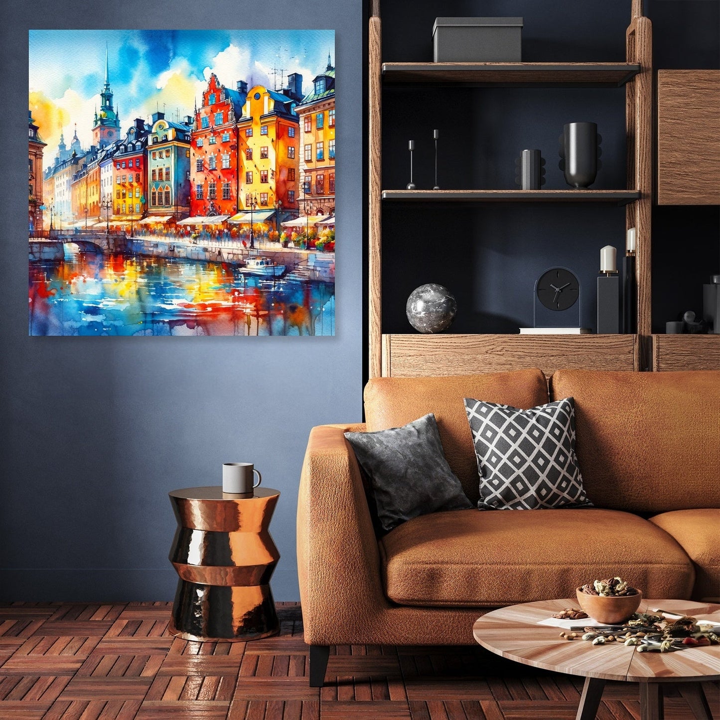 Stockholm Historic Hues Canvas