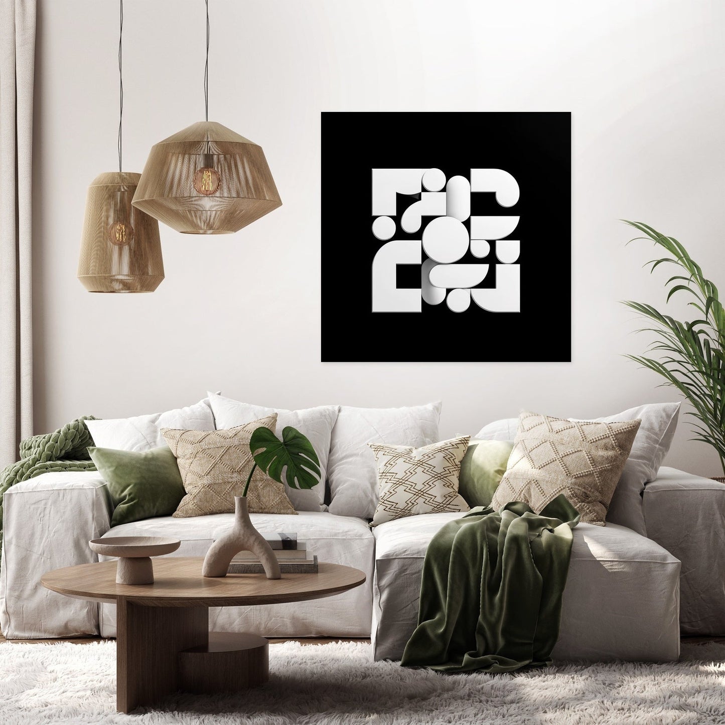 Abstract Elegance Canvas