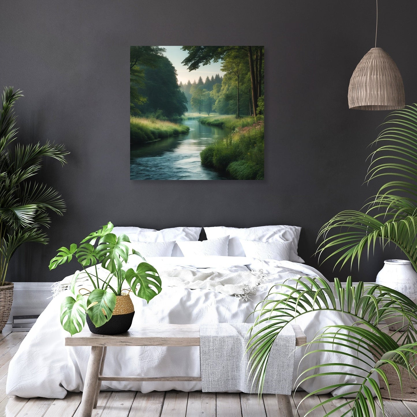 Tranquil River Canvas