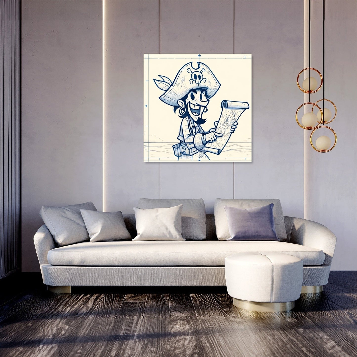 Cheeky Pirate Quest Canvas