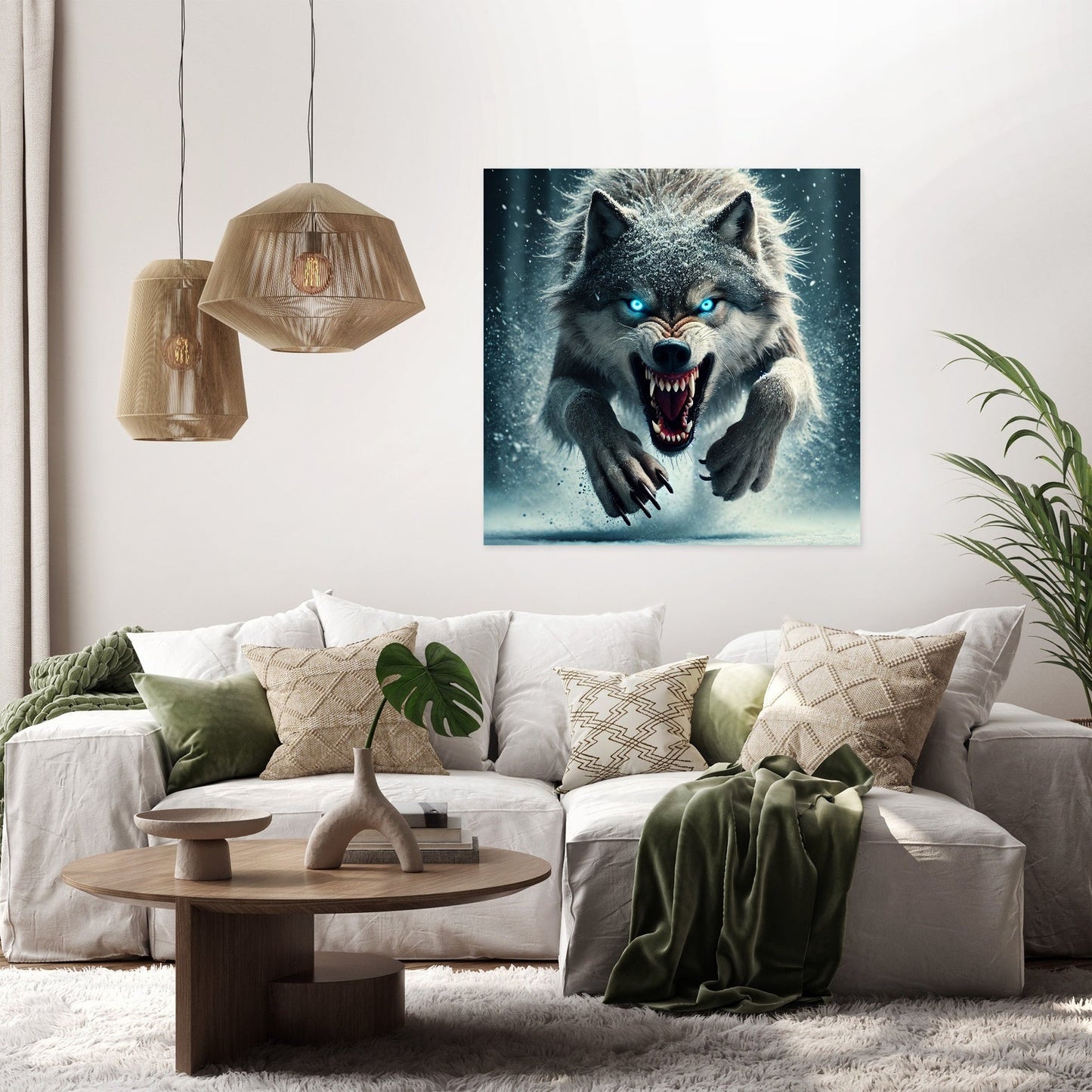 Winter Fury Canvas