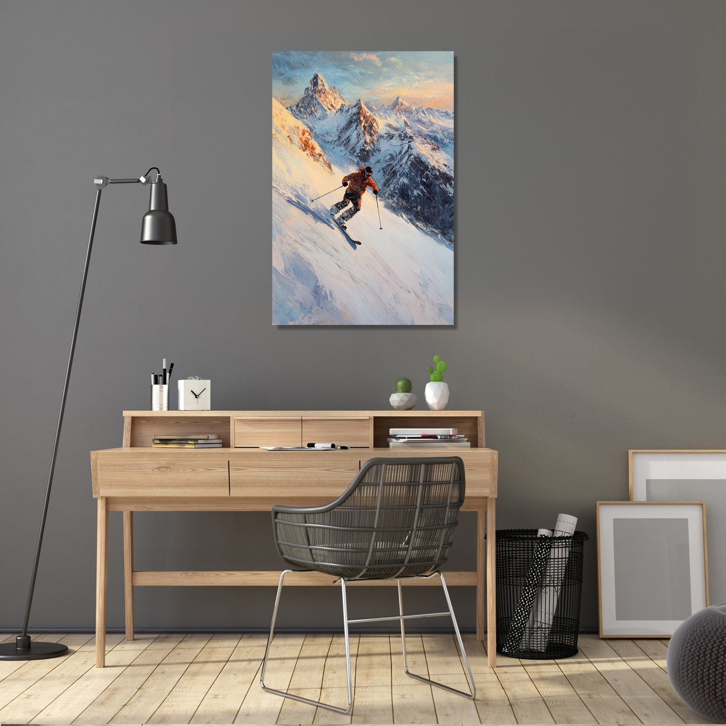 Alpine Adventure Golden Canvas