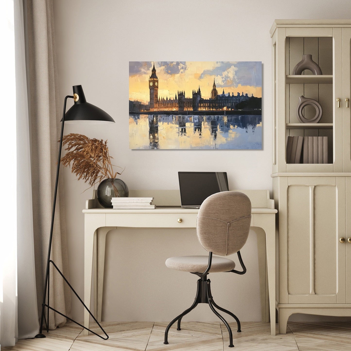 Golden Majesty of Big Ben Canvas