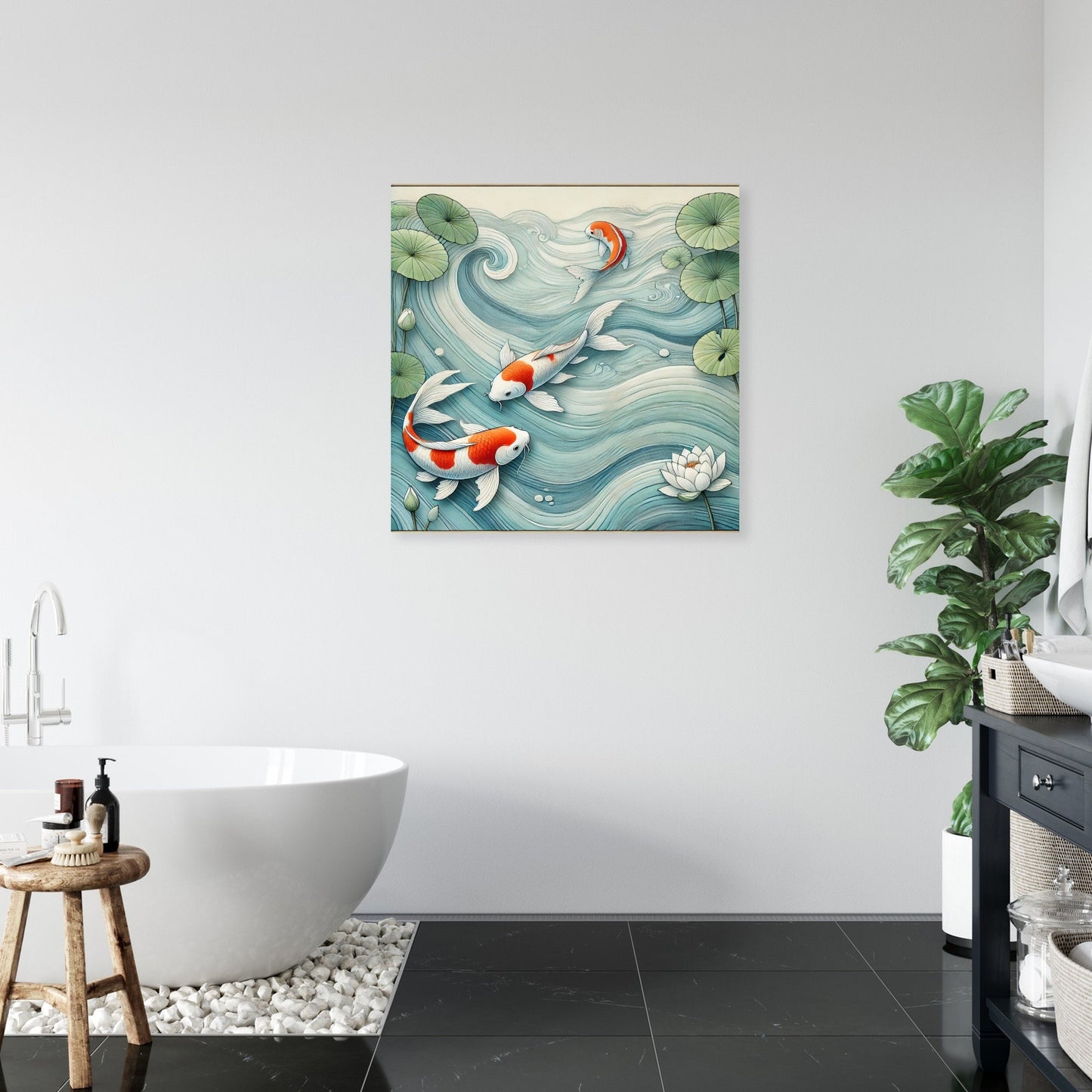 Koi Serenity Canvas