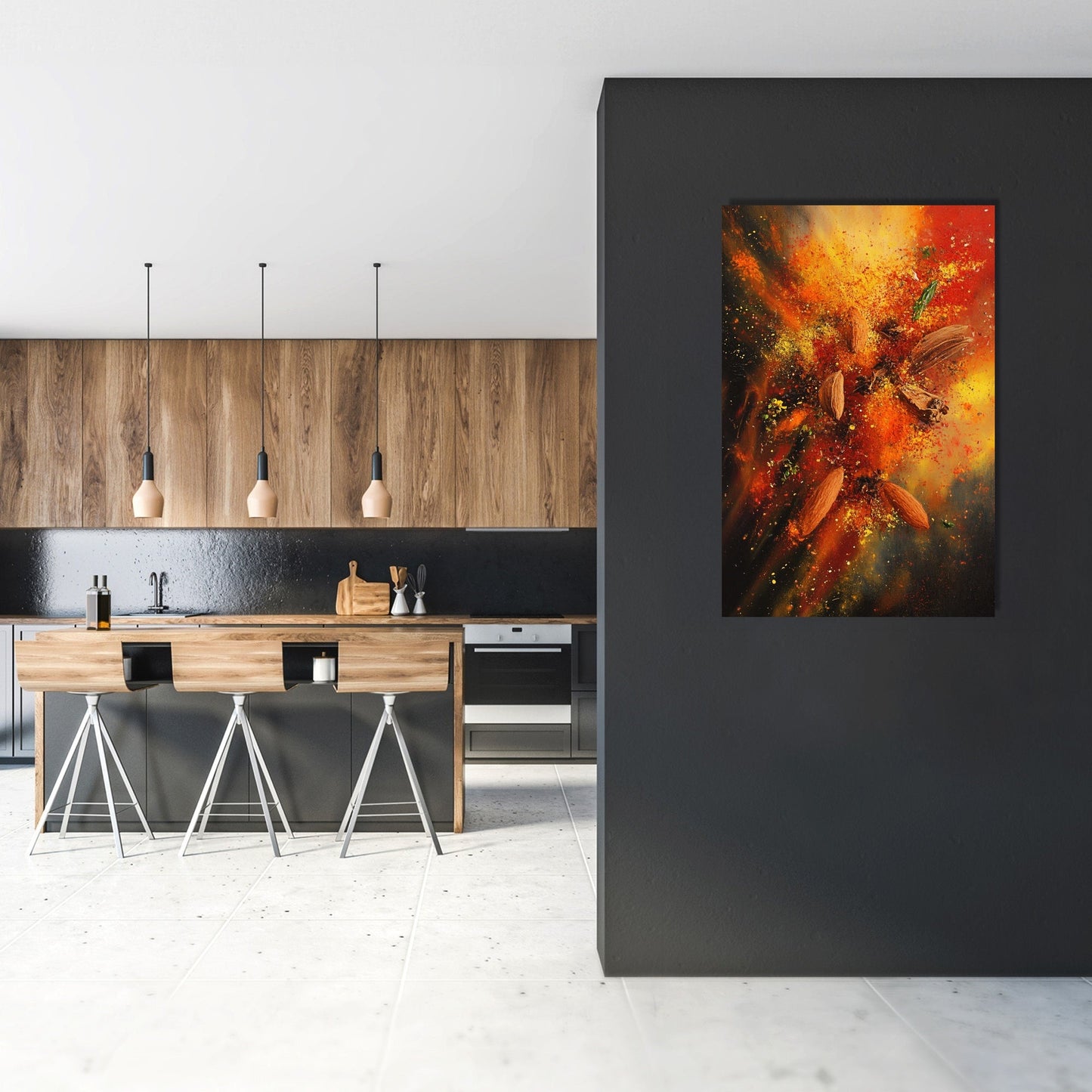 Culinary Whirl Canvas