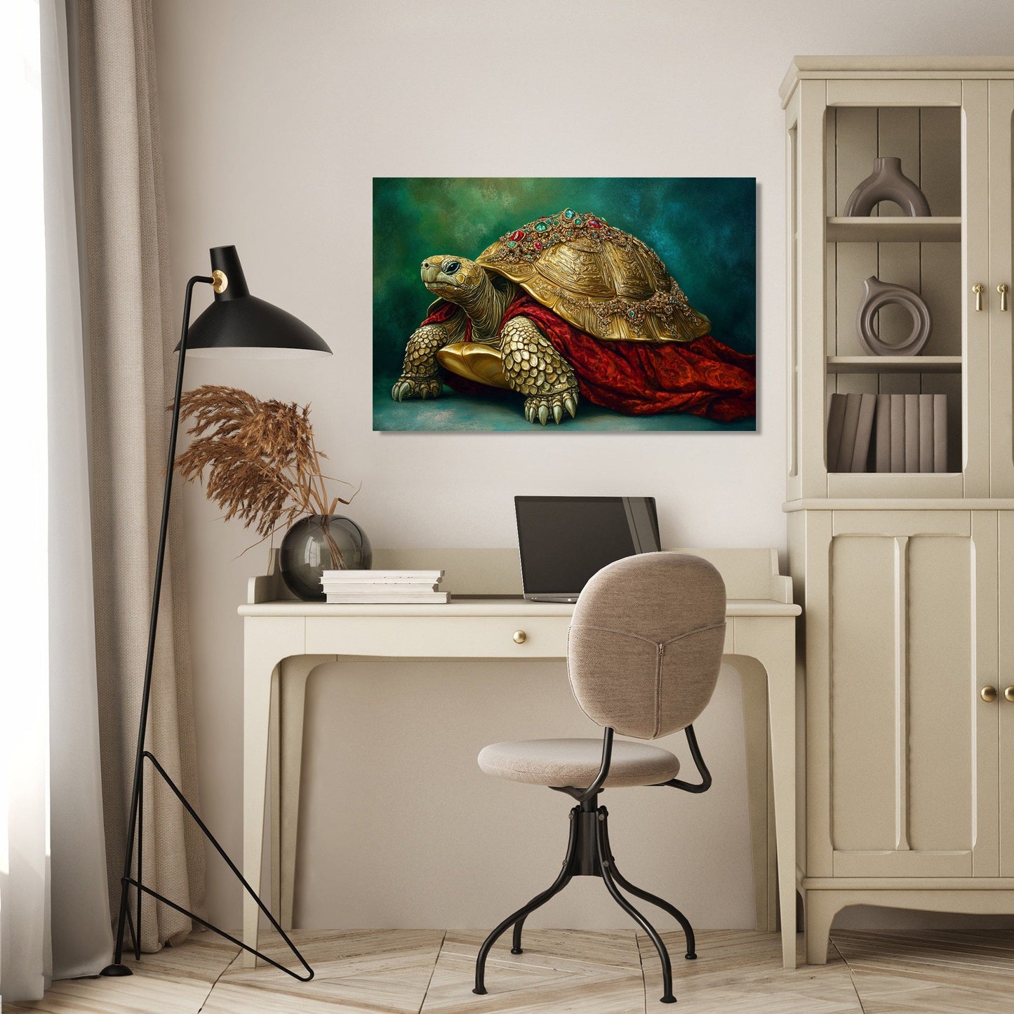 Royal Tortoise Canvas