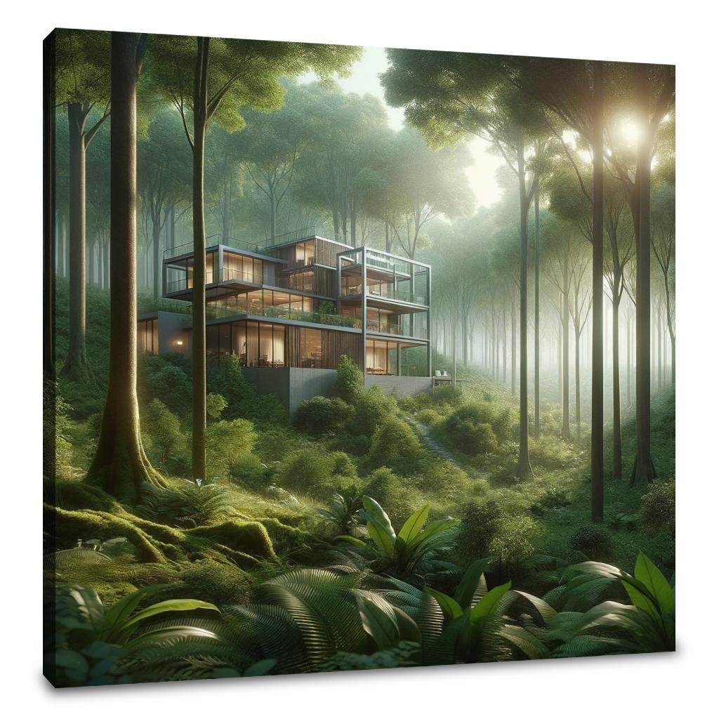Nature's Contemporary Dance Canvas