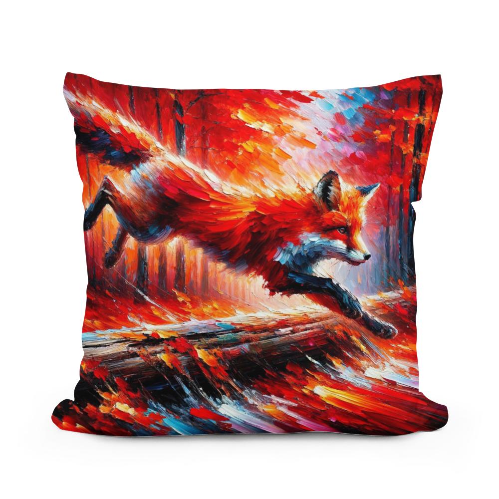 Autumn Leap Cotton Cushion