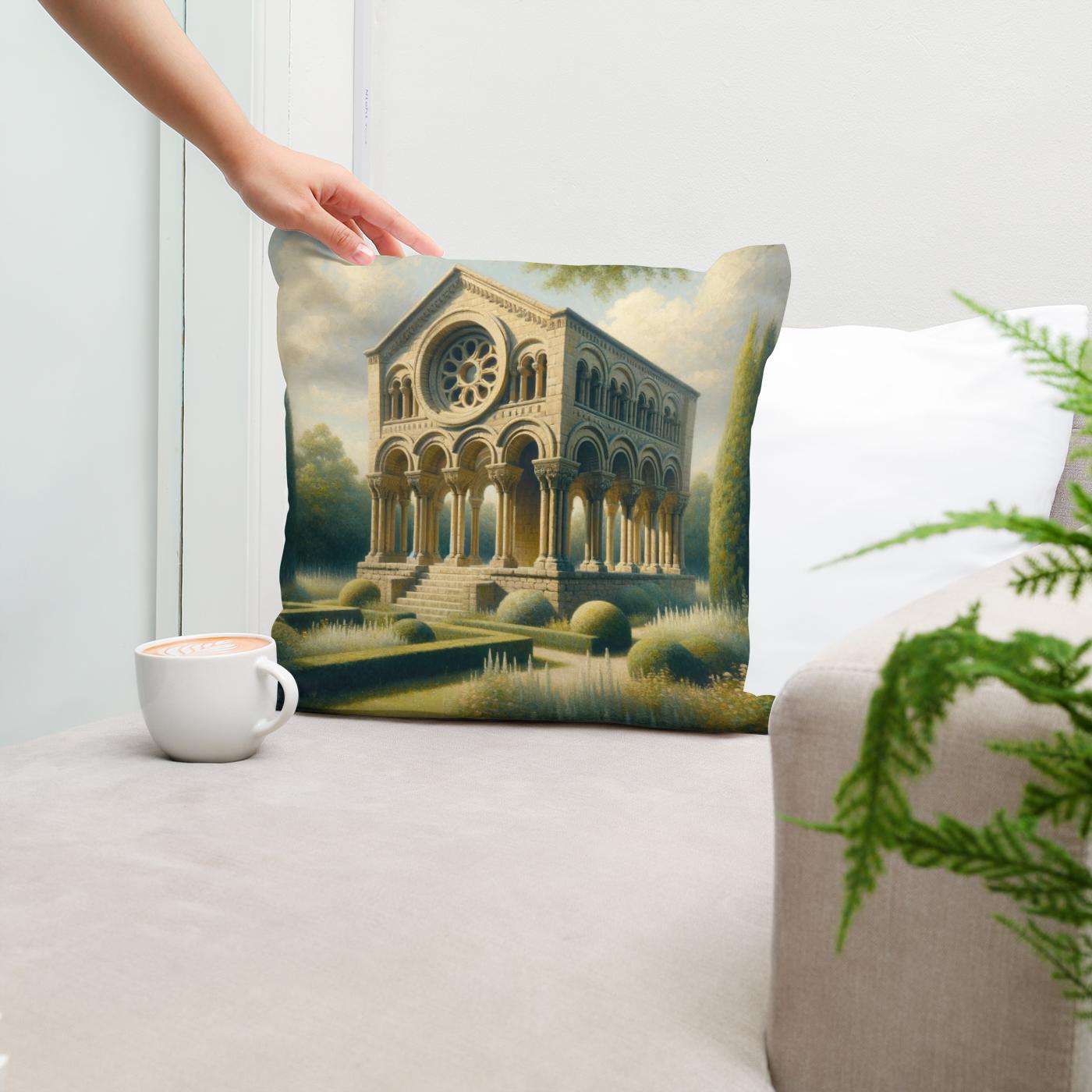 Romanesque Reverie Cotton Cushion