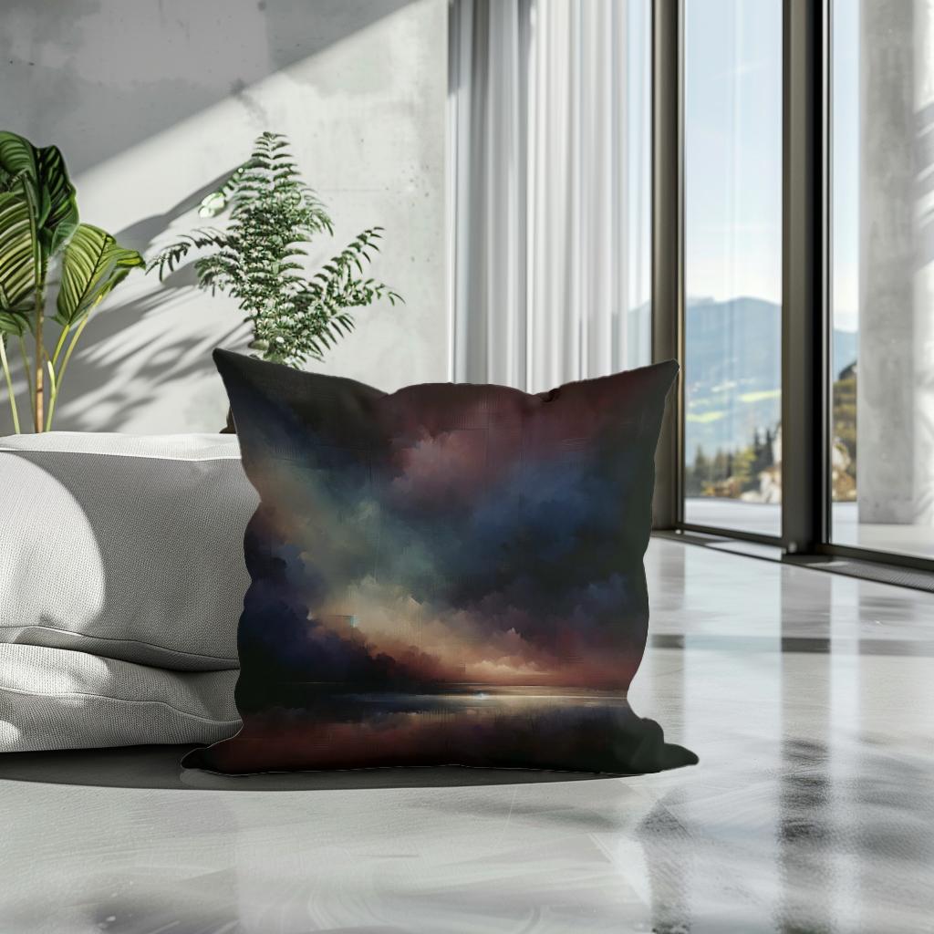 Nocturnal Solitude Cotton Cushion