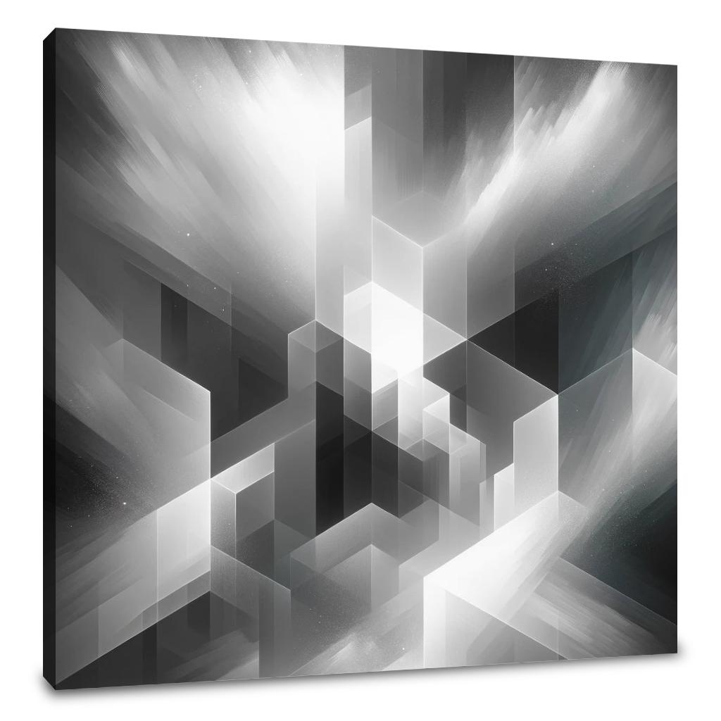 Monochrome Mystique Canvas