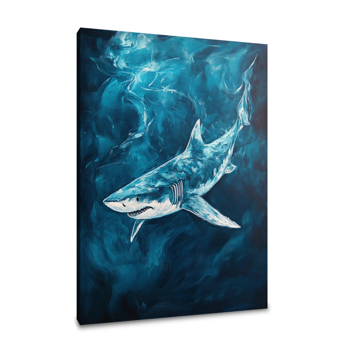 Silent Shark Canvas