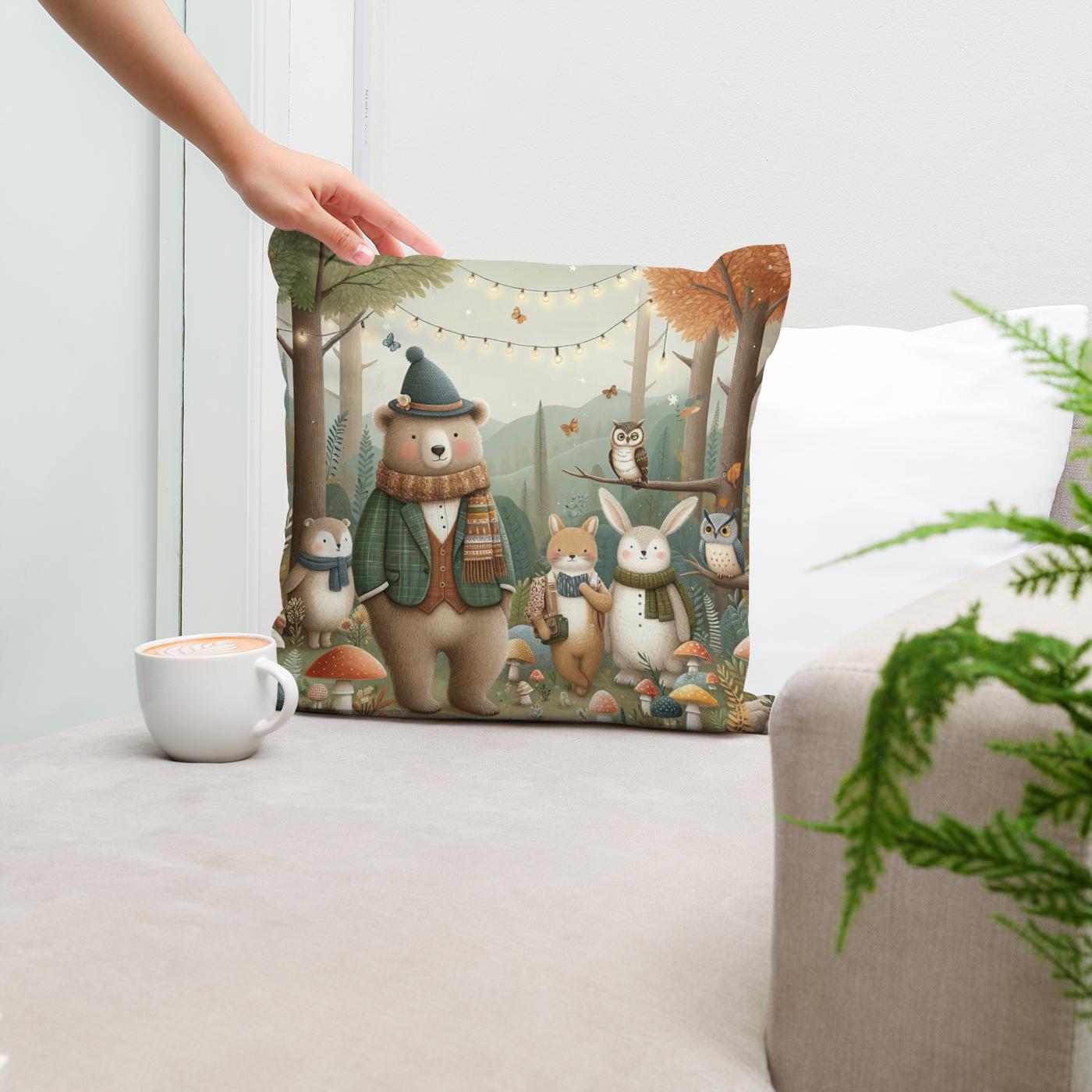 Enchanted Woods Cotton Cushion