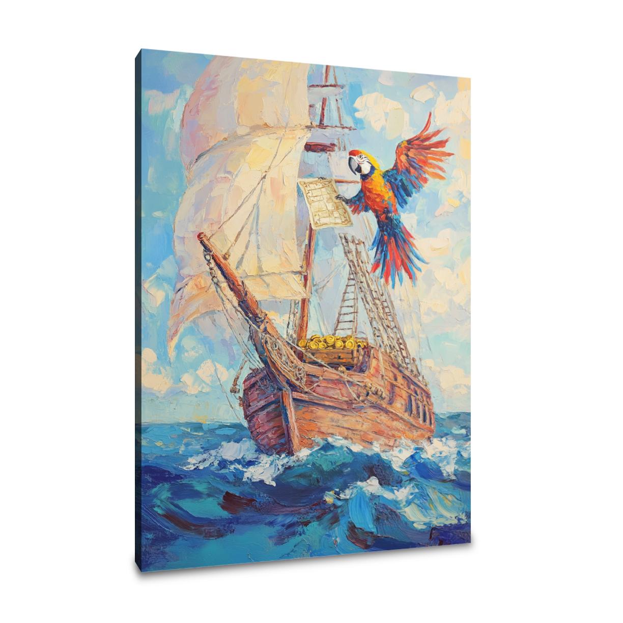 Pirate Treasure Adventure Canvas