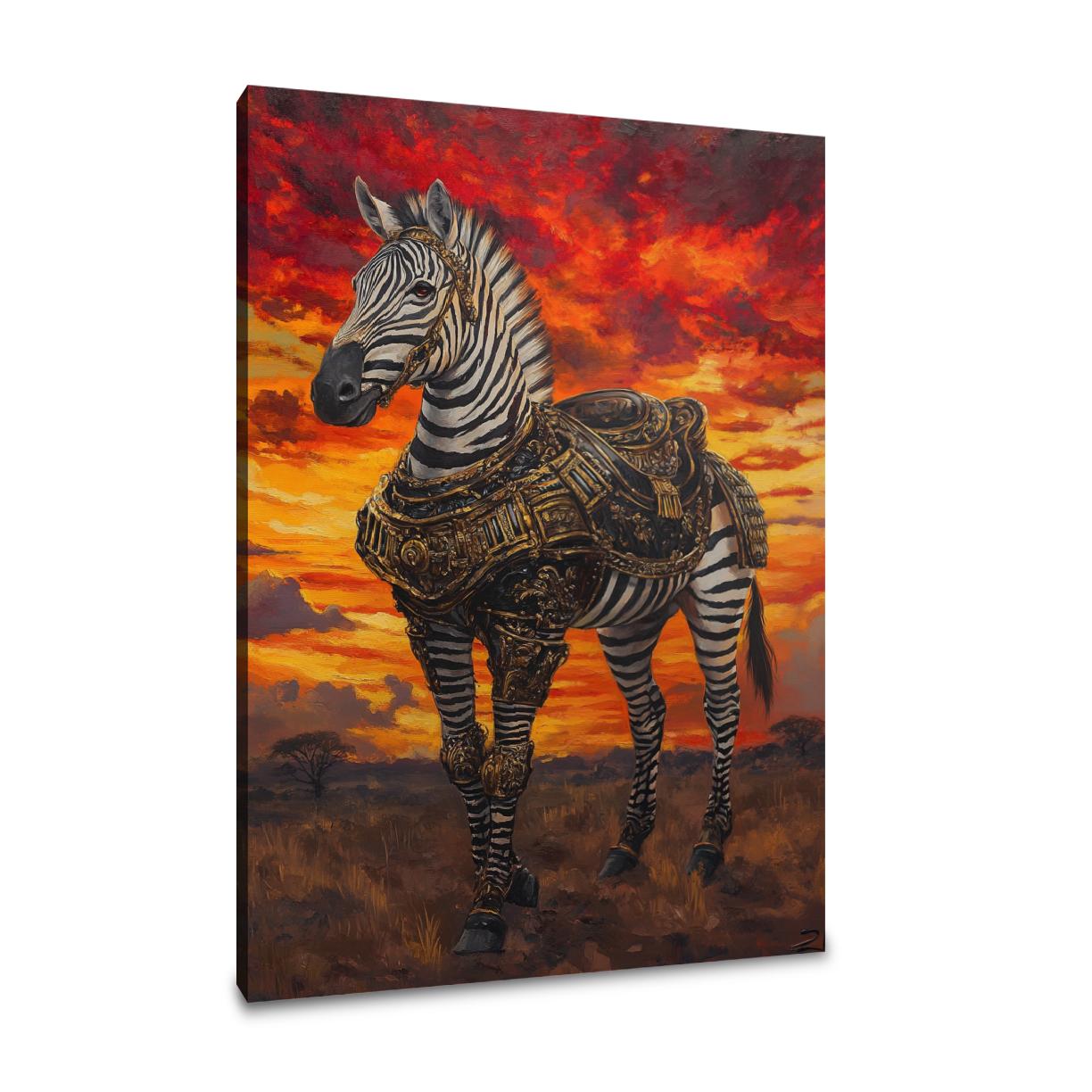 Zebra Majesty Canvas