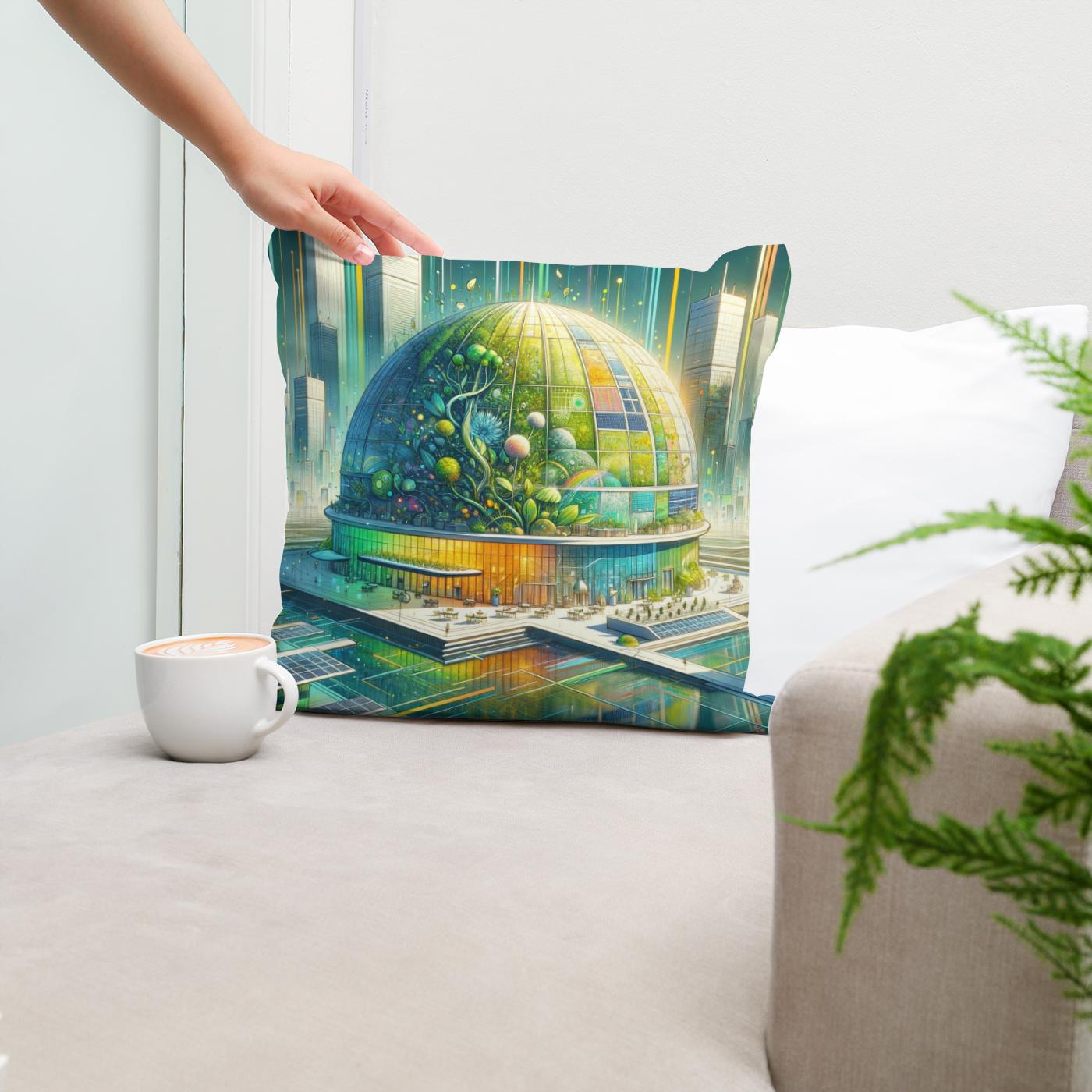 Future Greensphere Cotton Cushion