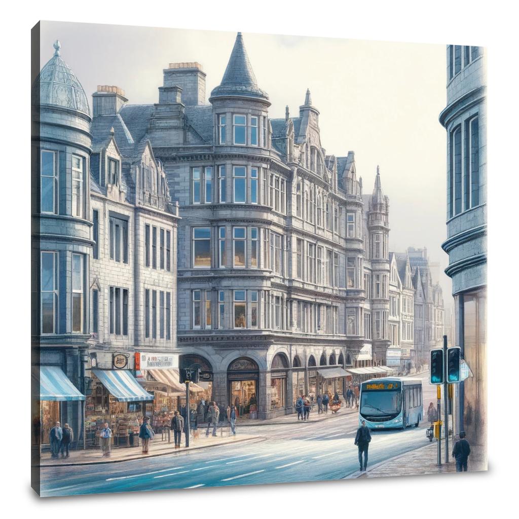 Union Street Aberdeen Canvas