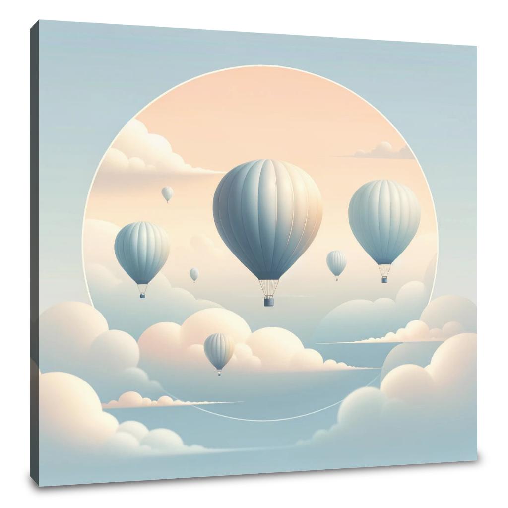 Pastel Ascent Canvas