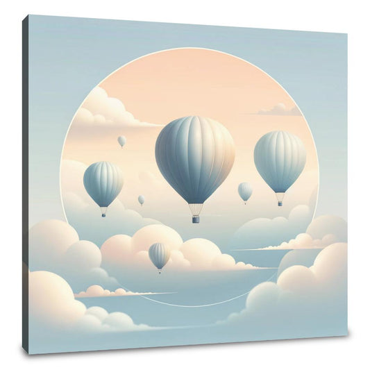 Pastel Ascent Canvas