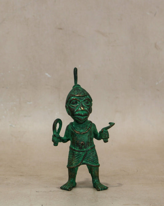 Benin Bronze Warrior 9.1