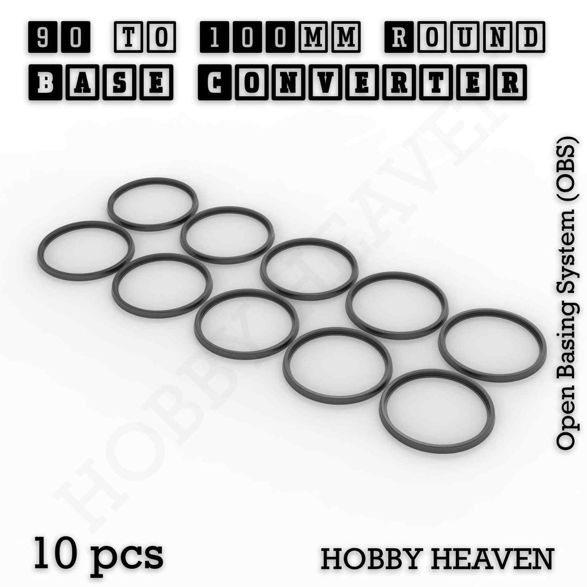 Round to Round Base Converters 3D Print Full Range