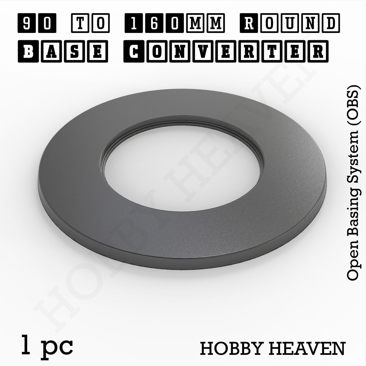 Round to Round Base Converters 3D Print Full Range