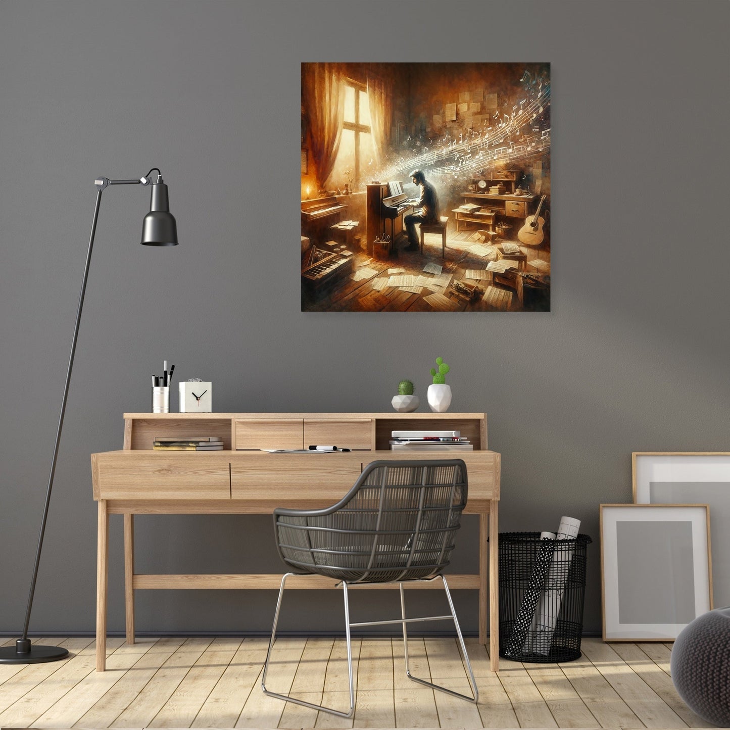 Melodic Embrace Canvas