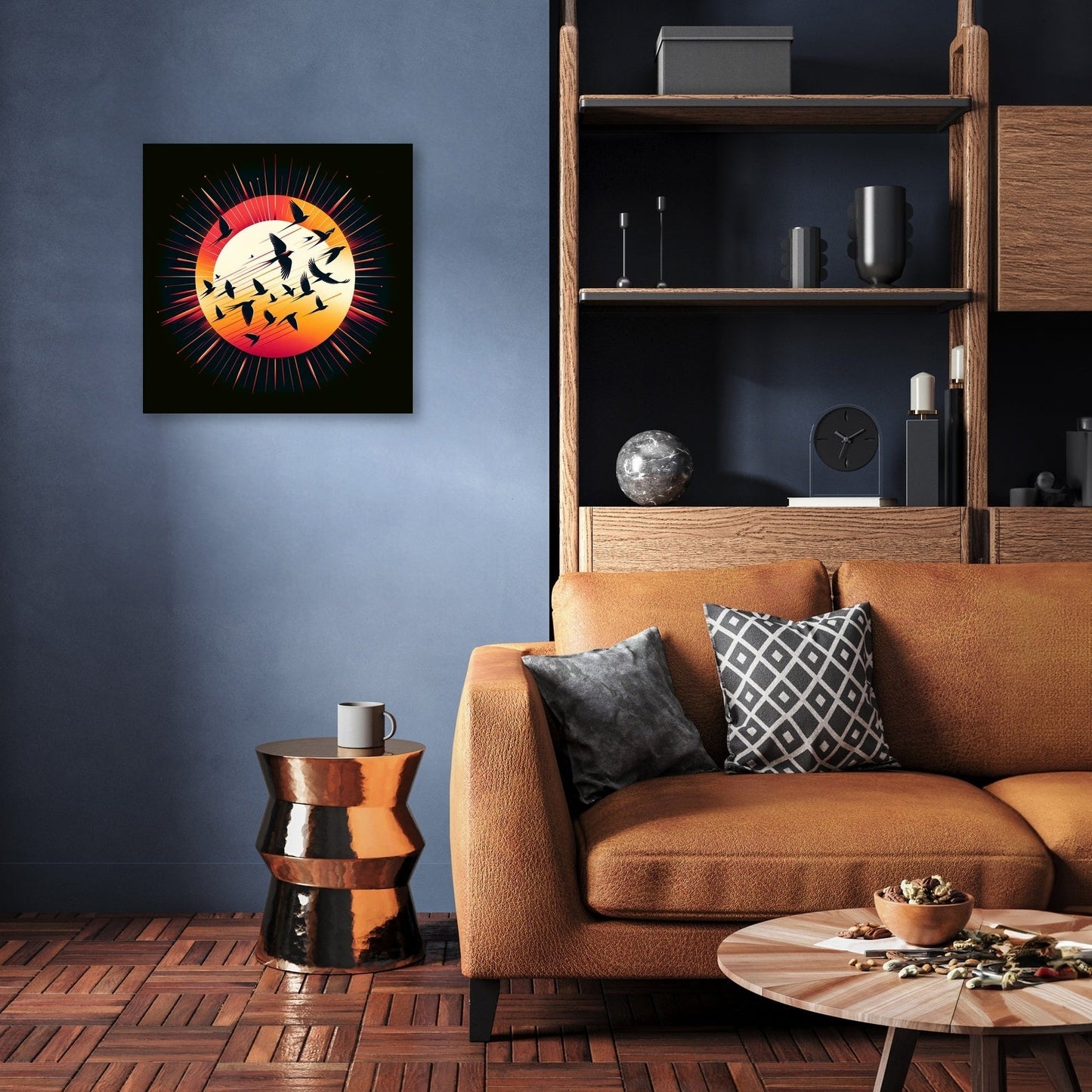 Sunset Avian Symphony Canvas